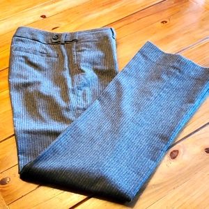 Banana Republic grey pinstripe slacks